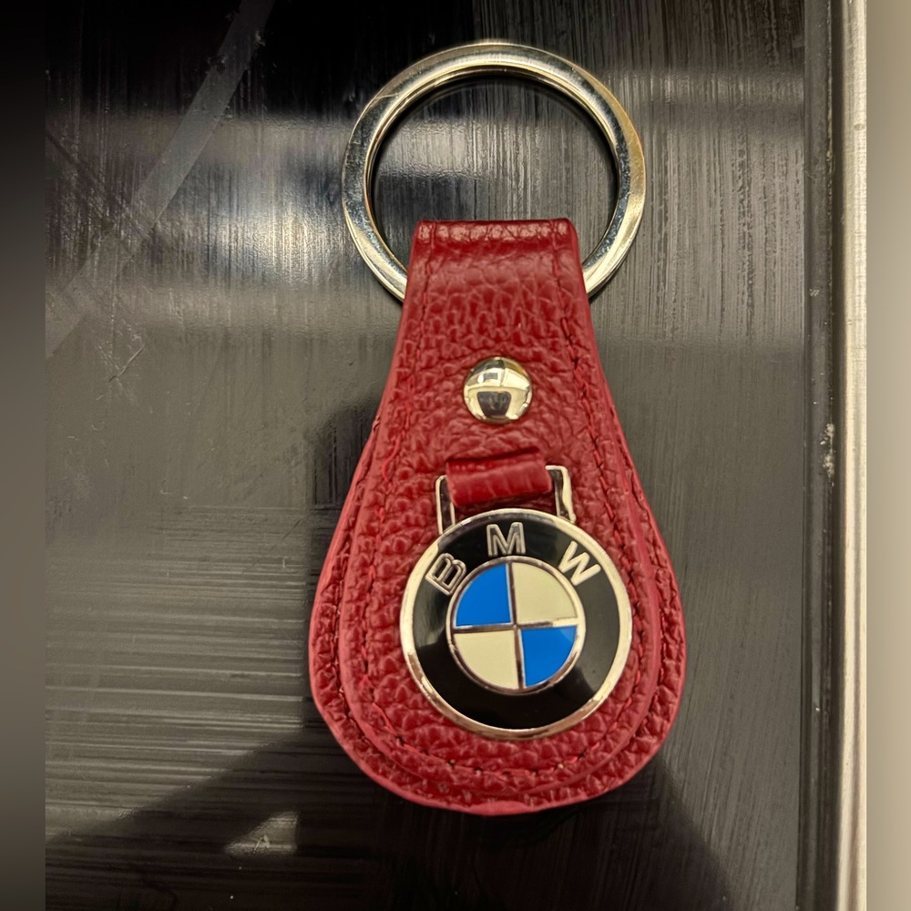 Red BMW keychain.
